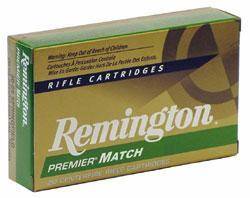 Remington Premier Match Rifle Ammunition .223 Rem 69 gr OTM 3000 fps 20/ct
