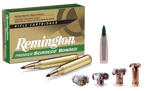 Remington Premier Scirocco Bonded Rifle Ammunition .300 Rem Ultra Mag 180 gr SSB 3250 fps 20/ct