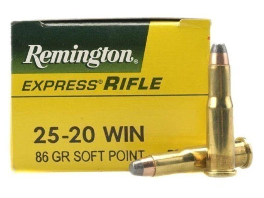 Remington Core-Lokt Rifle Ammunition .25-20 Win 86 gr PSP 1460 fps 50/ct