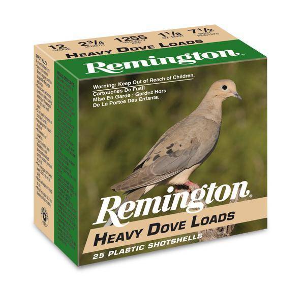 Remington Heavy Dove Load Shotshells 20 ga 2-3/4 in 1 oz #7.5 1165 fps 25/ct