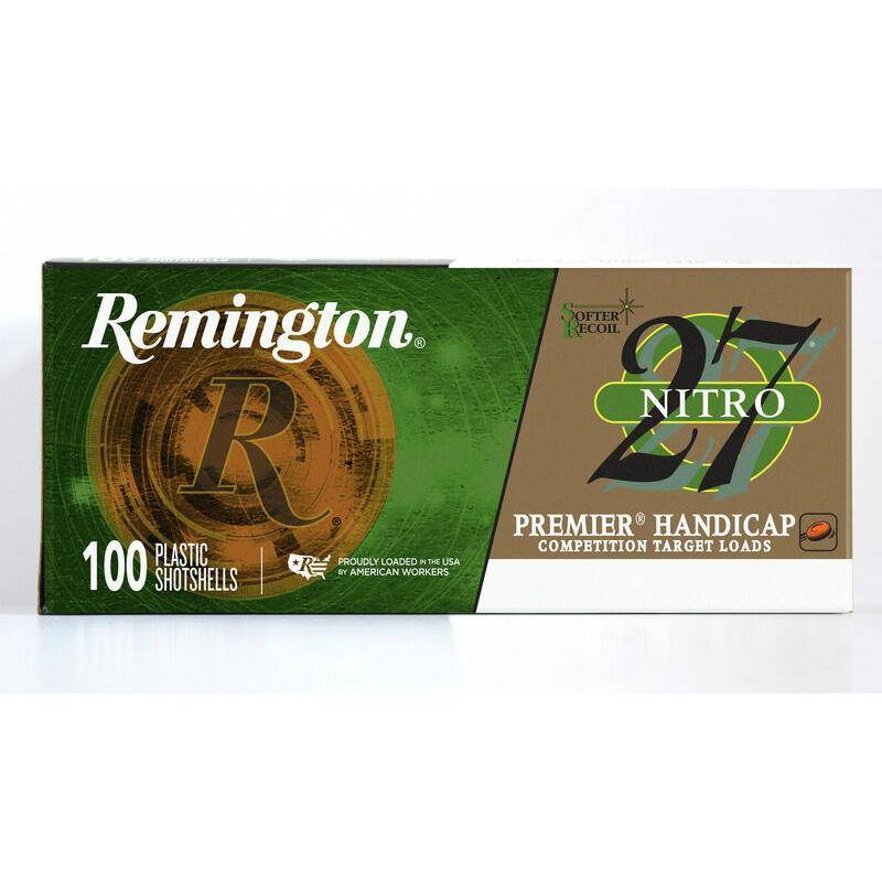 Remington Nitro 27 Target Shotshells 12 ga 2-3/4 in 1-1/8 oz #8 1235 fps 100/ct