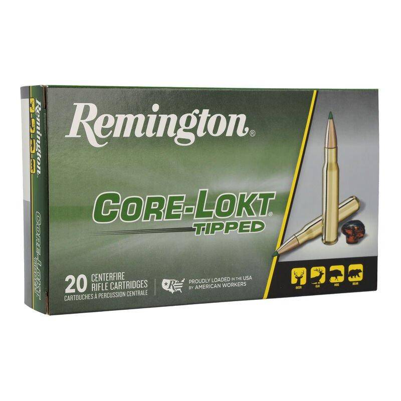 Remington Core-Lokt Tipped Rifle Ammunition 7mm Rem Mag 150gr PT 3130 fps 20/ct