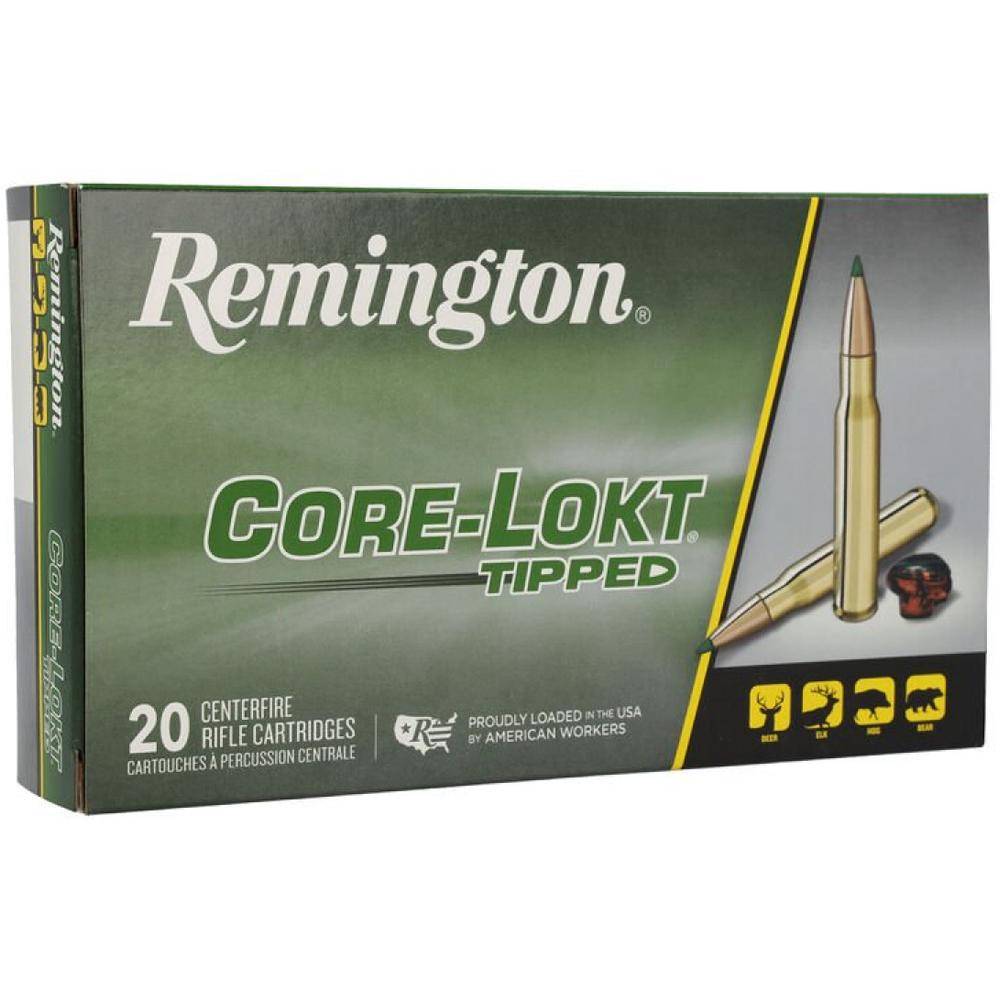 Remington Core-Lokt Tipped Rifle Ammunition .308 Win 180gr PT 2640 fps 20/ct