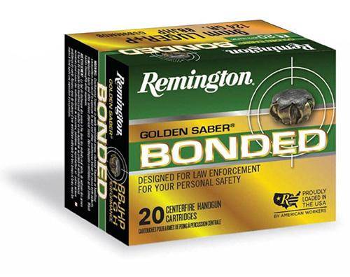 Remington Golden Saber Bonded Handgun Ammunition .40 S&W 165 gr BJHP 1150 fps 20/ct