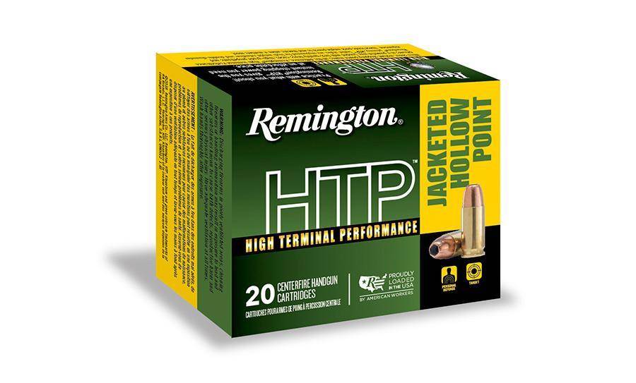 Remington HTP Handgun Ammunition 9mm Luger 115gr JHP 1145 fps 20/ct