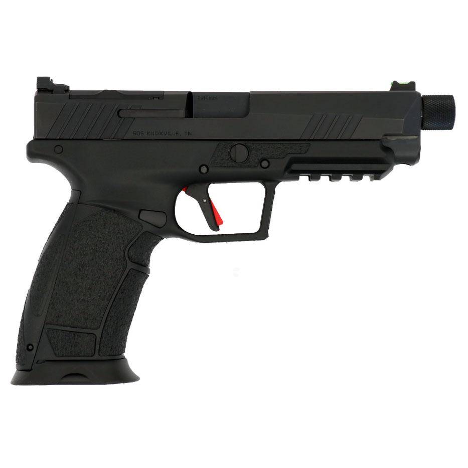 Tisas PX-9 Gen 3 Tactical BLK Semi Auto Pistol 9mm Luger 18rd & 20rd Magazines (2) 5.11" Threaded Barrel Black