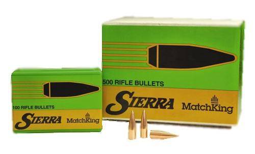 Sierra MatchKing Rifle Bullets .30 cal .308" 125 gr HP-MATCH 100/ct