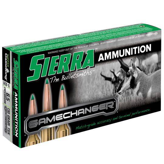 Sierra GameChanger Rifle Ammunition 6.5 Creedmoor 130 gr TGK 2950 fps 20/ct - FACTORY SECONDS