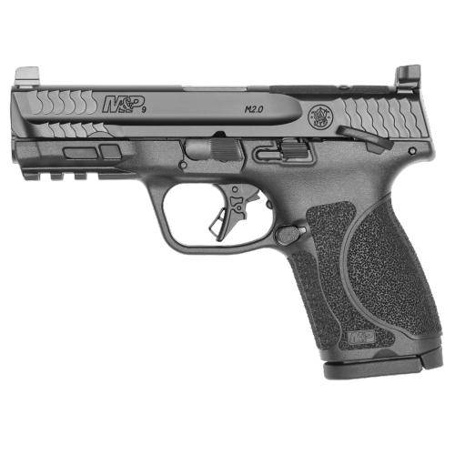 S&W M&P 9 Compact M2.0 OR Optic Ready Hand Gun 9mm Luger 15rd Magazine 4" Barrel Thumb Safety Black - Image 2