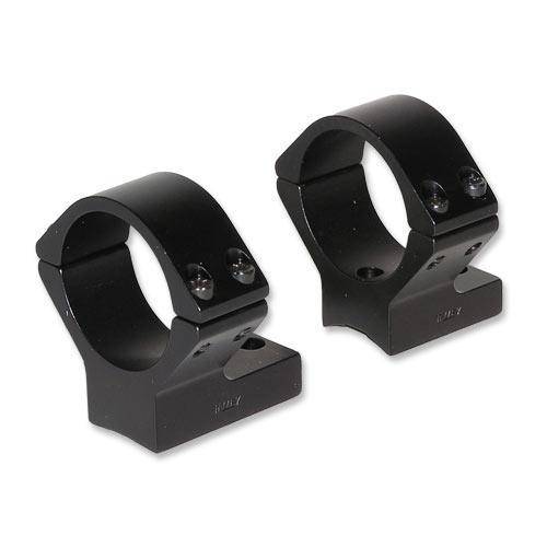 Talley Lightweight Alloy Scope Mounts - Black Anodized - 30mm - Low Weatherby Accumark-Magnum & Mark V (9 LUG)
