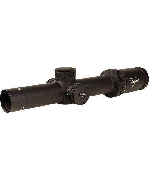 Trijicon Credo HX 1-6x24 (FFP) 30mm Rifle Scope w/Red MOA Segment Circle Low Capped Adjusters