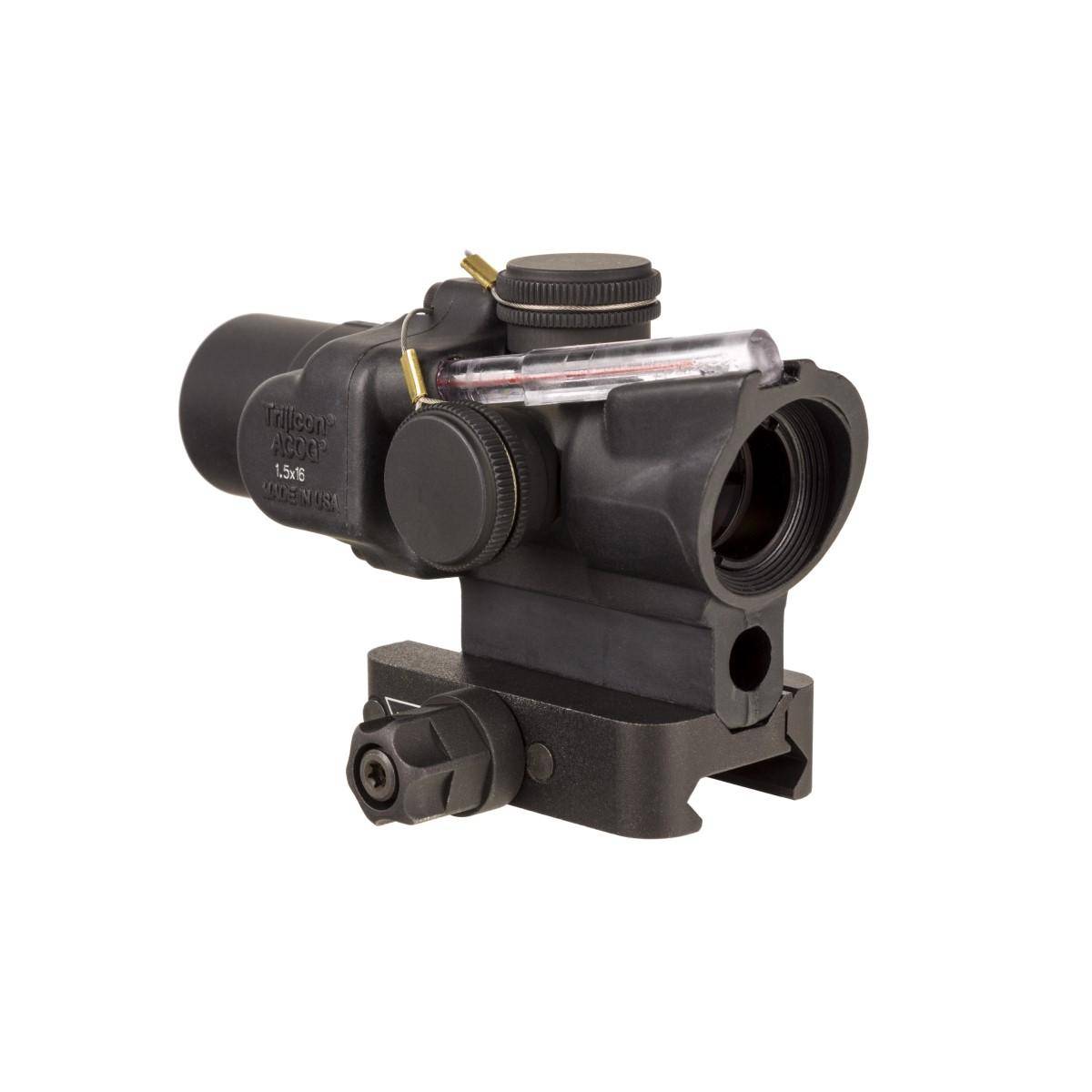 Trijicon Compact ACOG 1.5x16S Rifle Scope w/RTRTM 9mm PCC Reticle Illuminated Black w/ Mount