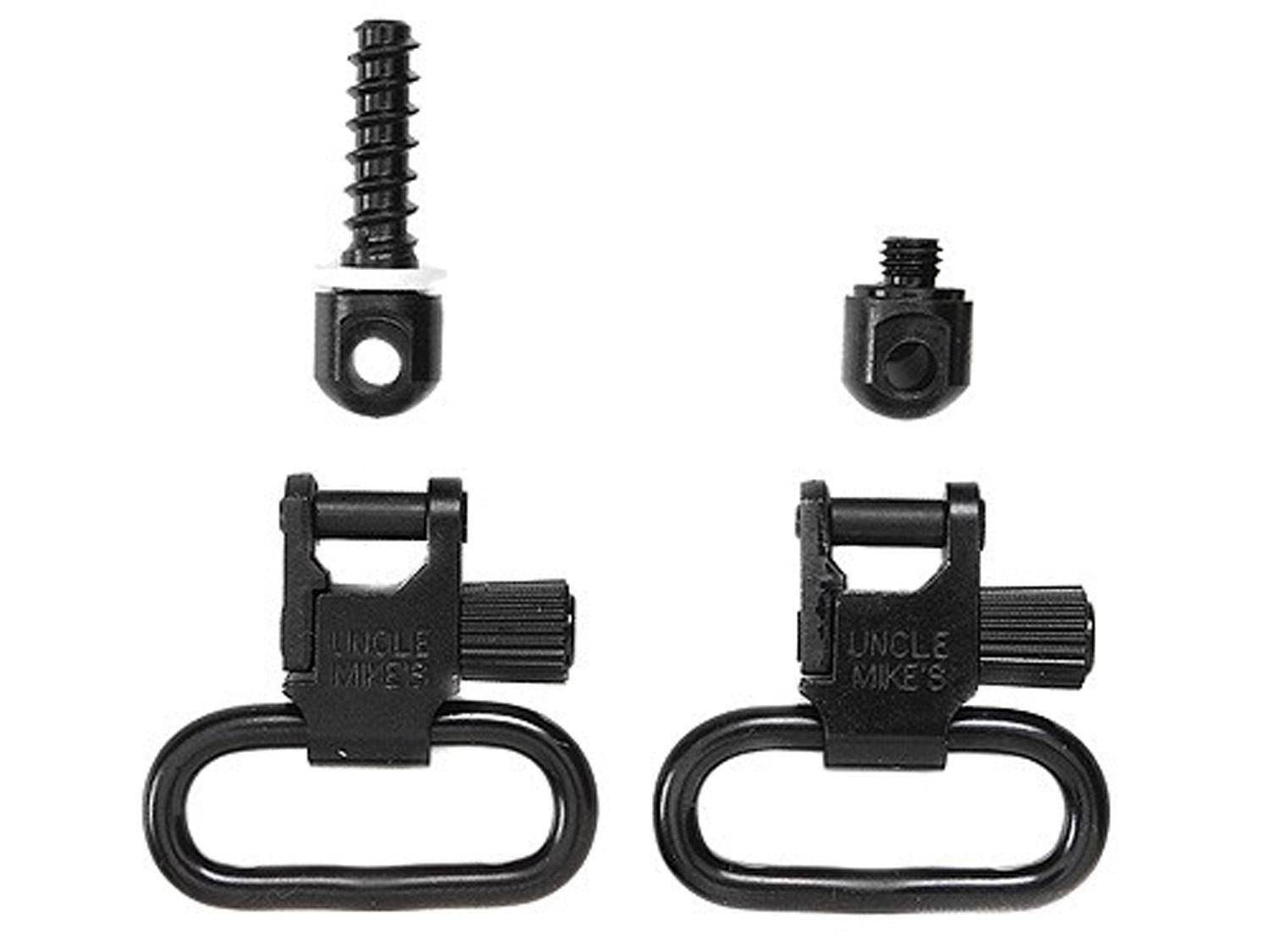 UNCLE MIKES QD SWIVELS FOREND BAND STYLE MACH & WOOD SCREW 1"on
