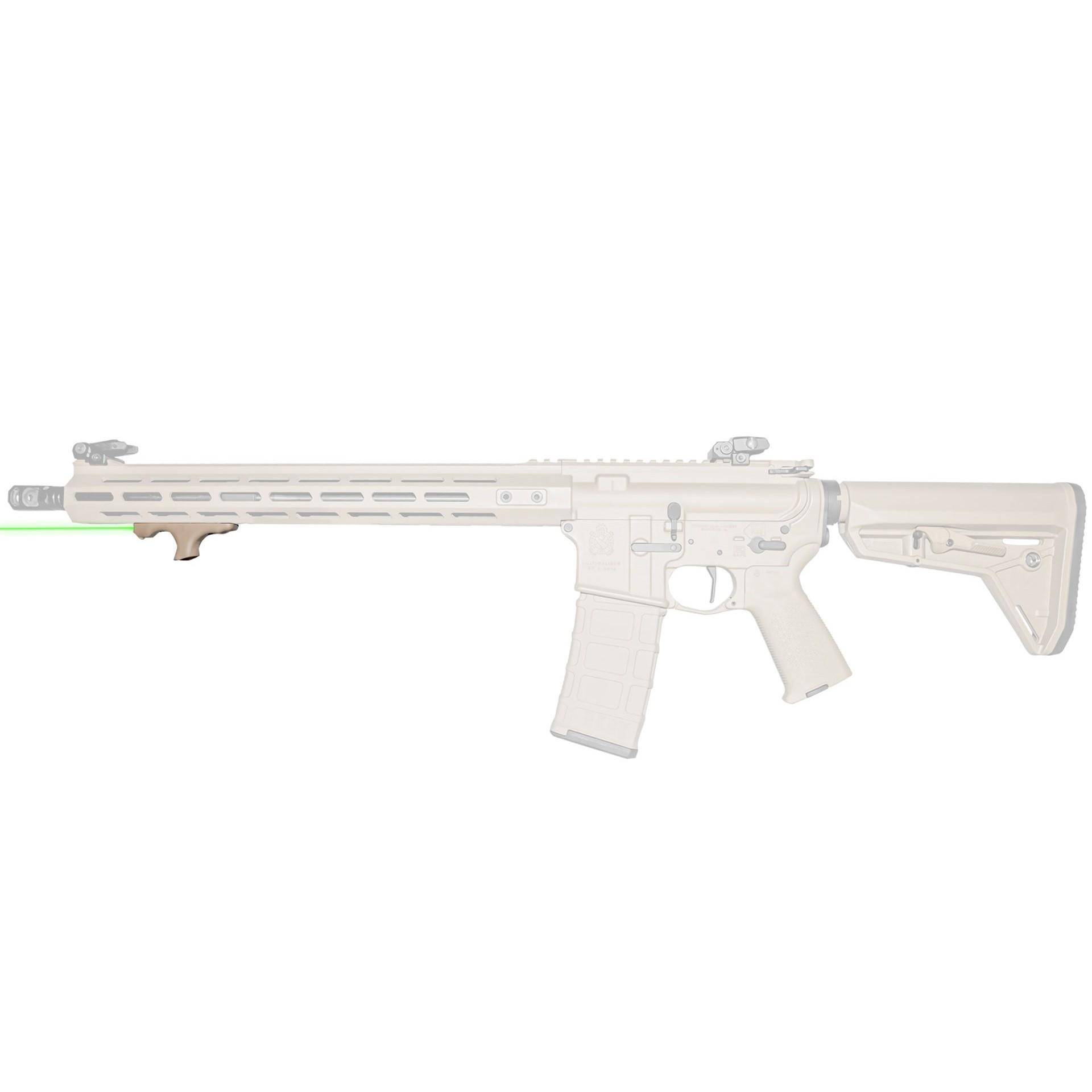 Viridian HS1 FDE Handstop with Green Laser M-LOK Mounting