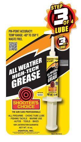 Shooter's Choice Gun Grease 10cc Syringe
