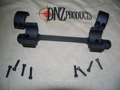 DNZ Freedom Reaper Tactical Scope Mount Remington 700 LA RH 1" Low Tactical Black 1-piece