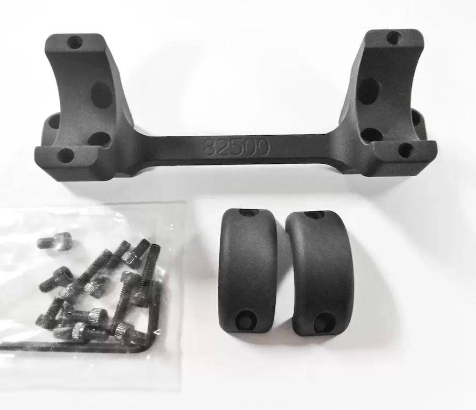 DNZ Game Reaper Browning Rifle Scope All Bar & L/R BLR Receiver Mount 30mm High - Black