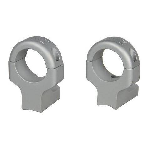 DNZ  Game Reaper 2     2-Piece Ringmount (2 screws) - 1" High Silver Fits Howa 1500 Mossberg 100ATR 4X4 MVP Weatherby Vanguard Remington 7007217227