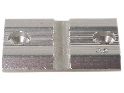 Weaver Standard Top Mount Aluminum Scope Base - Silver - #35S - S&W 1500 1600 1700 FRONT