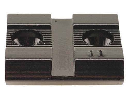 Weaver Standard Top Mount Aluminum Scope Base - Black - #11 - For Remington Savage Western Field Browning H&RMossberg
