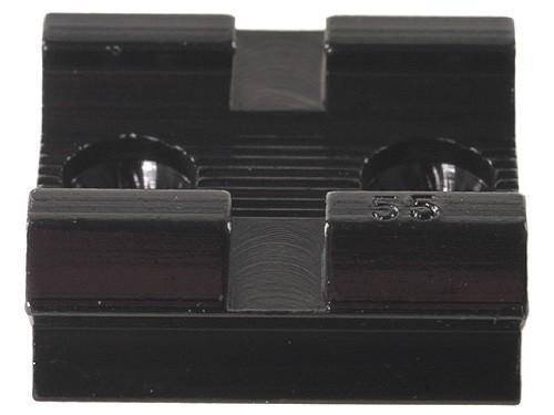 Weaver Standard Top Mount Aluminum Scope Base - Gloss Black - #55 - REAR High Standard