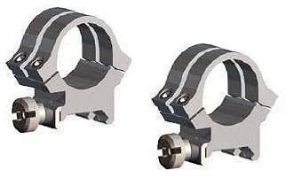 Weaver Quad Lock Detachable Scope Rings 1" High Silver