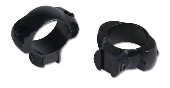 Weaver 2-Piece Grand Slam Steel Top Mount Scope Rings 1" Medium Matte (Windage Adjustable)