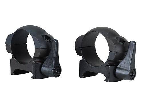 Weaver Grand Slam Leaver-Lok Top Mount Steel Scope Rings 1" Medium Matte