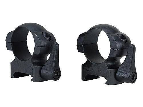 Weaver Grand Slam Leaver-Lok Top Mount Steel Scope Rings 1" High Matte
