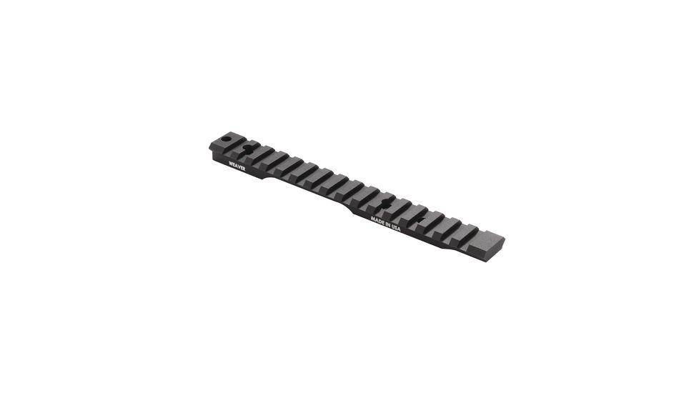 Weaver 1-Piece Extended Multi-Slot Picatinny Scope Base Savage 110 SA 8-40 0MOA Matte