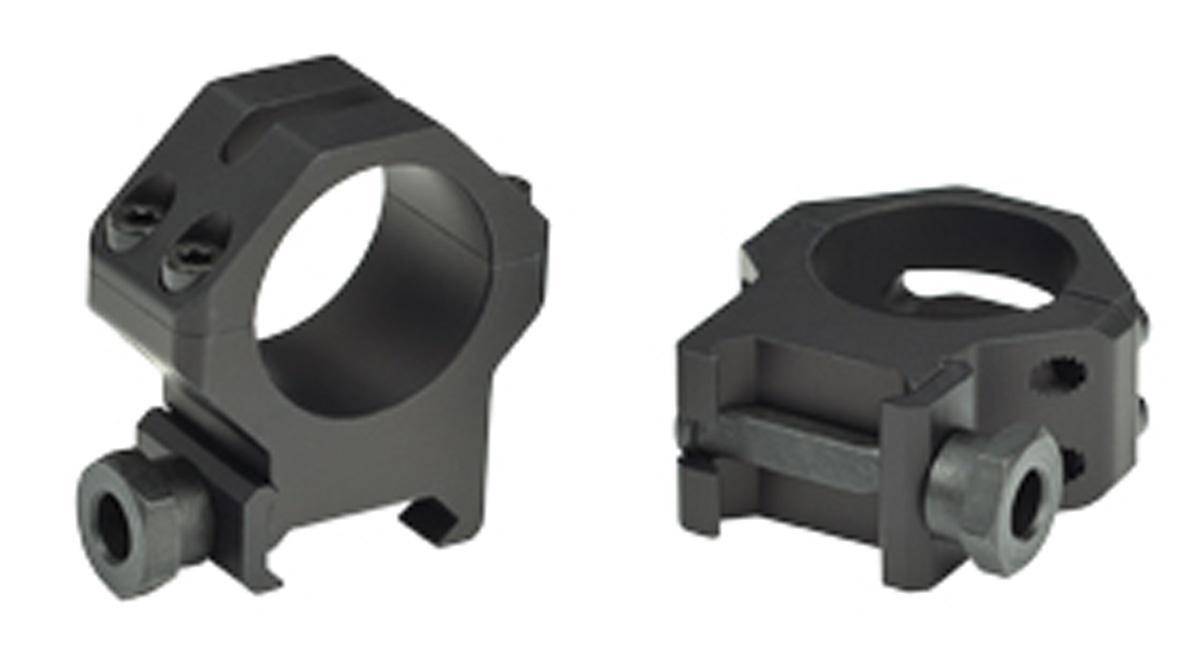 Weaver 4-Hole Tactical Picatinny Aluminum Scope Rings 30mm Medium Matte