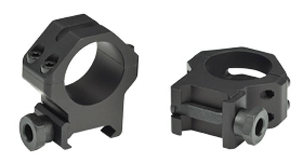 Weaver 4-Hole Tactical Picatinny Aluminum Scope Rings 30mm High Matte