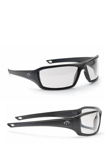 Walker's IKON Forge Shooting Glasses Black with Clear Lens