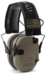 Walker's Razor Patriot Series Razor Slim Electronic Muff 23 NRR FDE American Flag