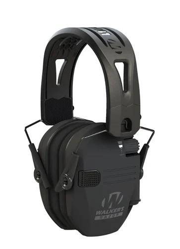 Walker's  Razor Tacti-Grip Ear Muffs -Black 23NRR