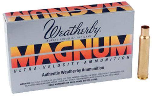 Weatherby Unprimed Brass Rifle Cartridge Cases 20/ct  .257 Wby