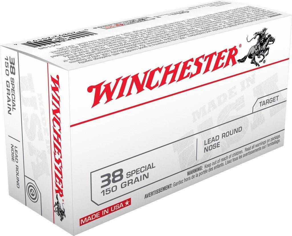 Winchester USA Handgun Ammunition .38 Spl 150 gr LRN  50/ct