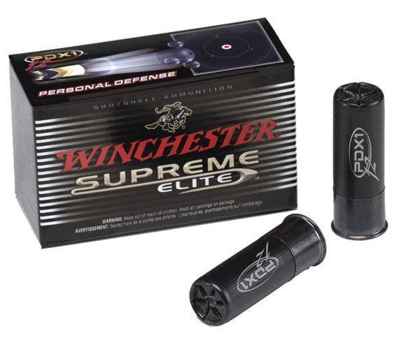 Winchester Supreme Elite PDX1 Personal Defense Shotshells 12 ga 2-3/4" 1 Slug 1150 fps #00 10/ct