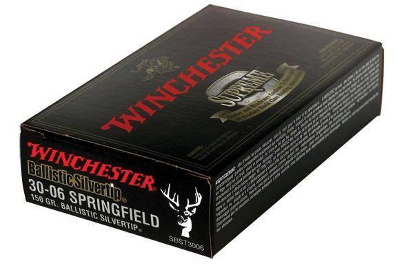 Winchester Ballistic Silvertip Rifle Ammunition .30-06 Sprg 150 gr. PT 2900 fps 20/ct