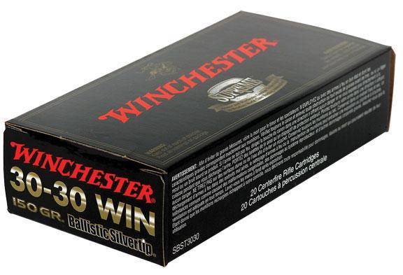 Winchester Ballistic Silvertip Rifle Ammunition .30-30 Win 150 gr. PT 2390 fps 20/ct
