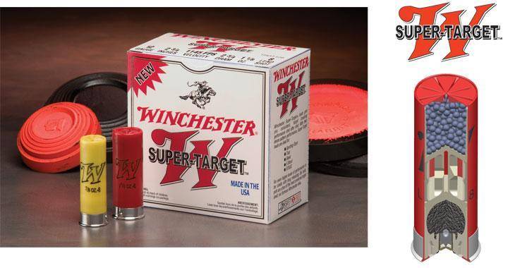 Winchester Super-Target Shotshells 12 ga 2-3/4"  1-1/8 oz 1200 fps #8 25/ct