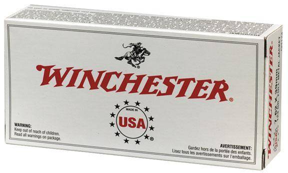 Winchester USA Rifle Ammunition .22-250 Rem 45 gr JHP 4000 fps 40/ct