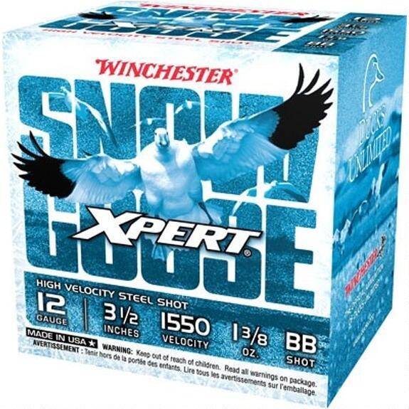 Winchester Xpert Snow Goose Shotshells 12 ga 3.5" 1-3/8 oz 1550 fps #BB 25/ct