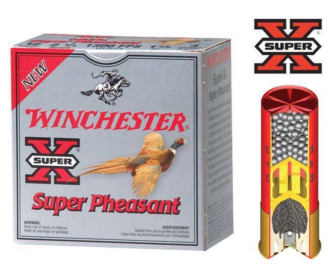 Winchester Super-X Hi-Brass Shotshells 12 ga 2-3/4" 1-1/4oz 1220 fps #4 25/ct