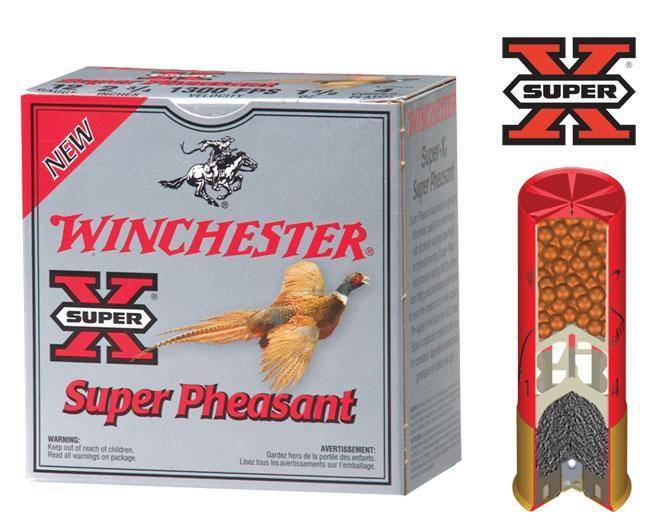 Winchester Super-X Super Pheasant Shotshells 12 ga 2-3/4" 1-3/8 oz 1300 fps #5 25/ct