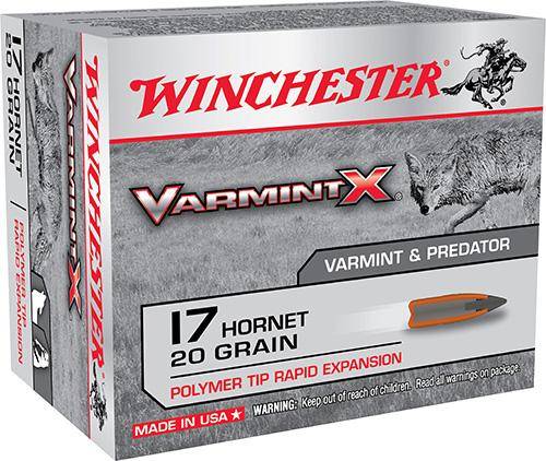Winchester Varmint X Rifle Ammunition .17 Hornet 20 gr PT 3650 fps 20/ct