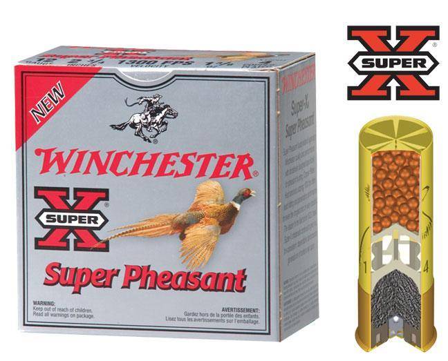 Winchester Super-X Super Pheasant Shotshells 20 ga 3" 1-1/4 oz 1250 fps #6 25/ct