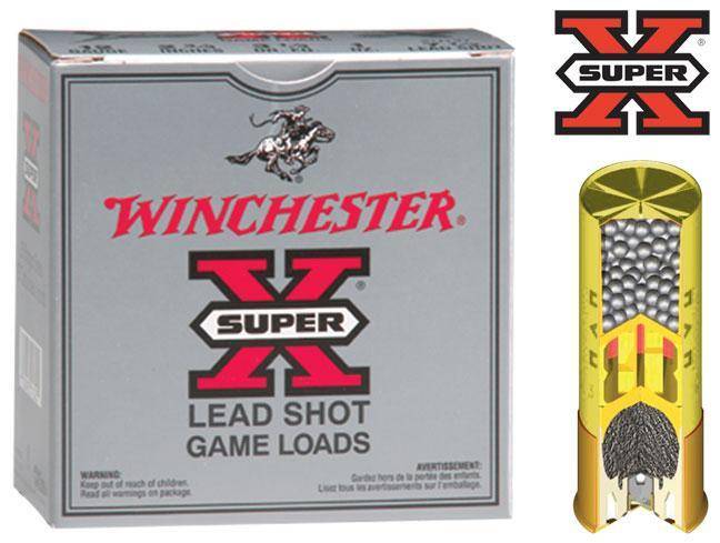 Winchester Super-X High-Brass Shotshells 20 ga 2-3/4" 1 oz 1220 fps #7.5 25/ct
