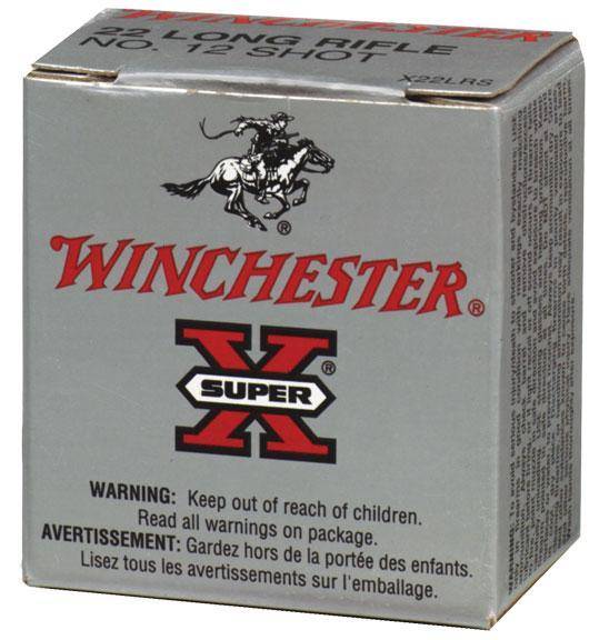 Winchester Super-X Shotshell Rimfire Ammunition .22 LR 25 gr. #12 50/ct