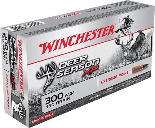 Winchester Deer Season XP Rifle Ammunition 300 WSM 150 gr. PT 3260 fps 20/ct